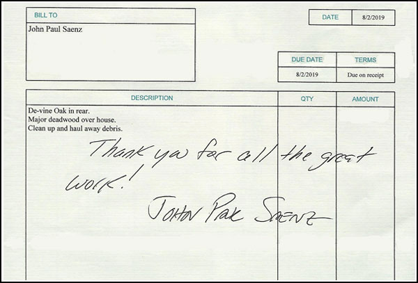 Saenz Testimonial